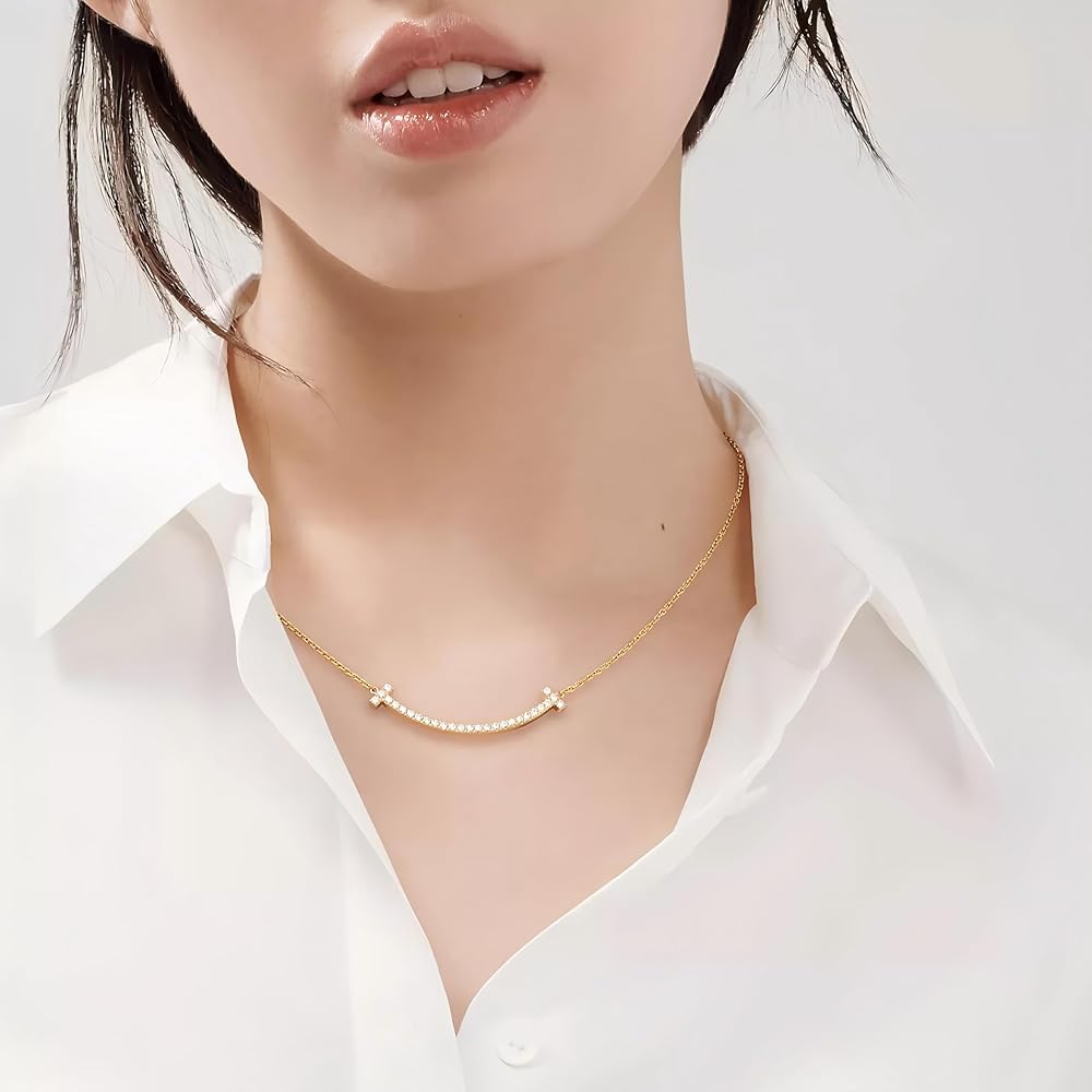 Amazon | ティファニー レディース ネックレス、ダイヤモンド、T