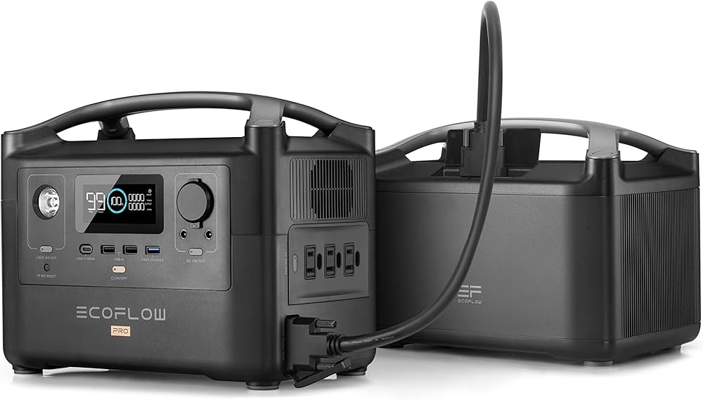 Amazon.co.jp: EF ECOFLOW ポータブル電源 RIVER Proポータブル電源+