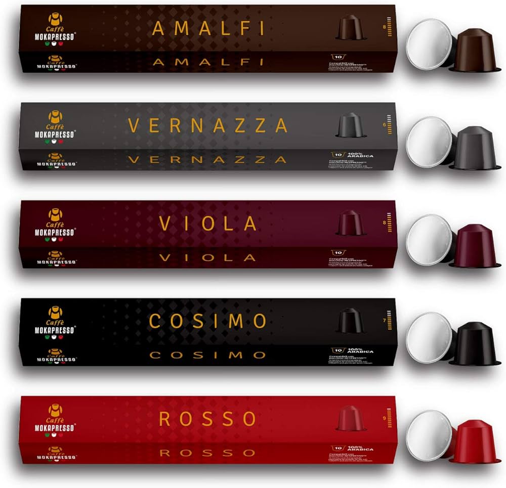 Amazon.co.jp: Mokapresso（モカプレッソ） カプセルコーヒー 5種