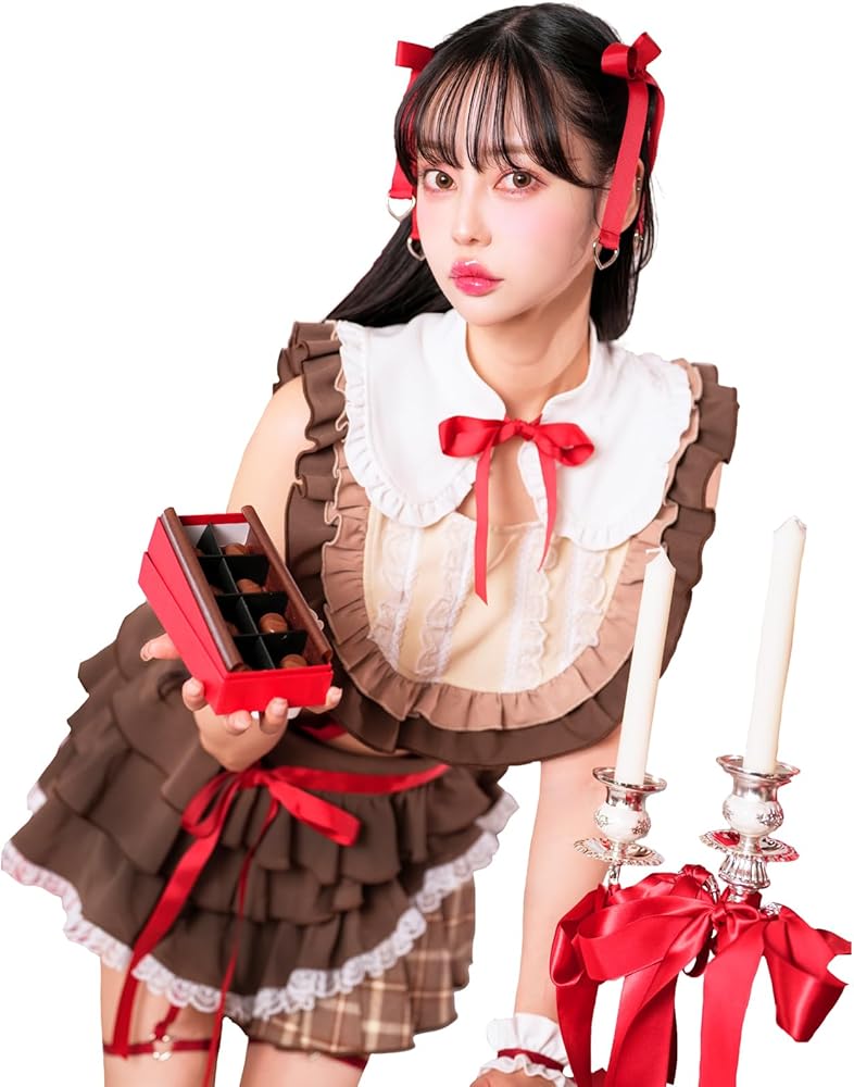 Amazon.co.jp: [Malymoon] コスプレ バレンタイン メイド チョコレート