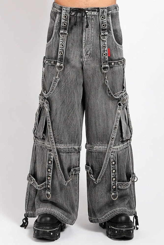 Tripp NYC Denim Power Street Pants [FOG WASH] XL, Grey at Amazon