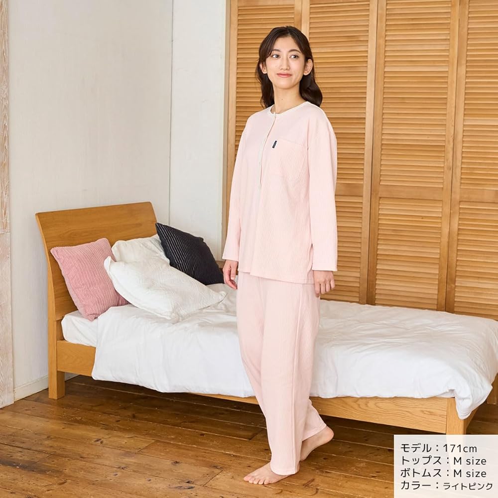 Amazon | [ベネクス] リカバリーパジャマ ニットサッカー レディース