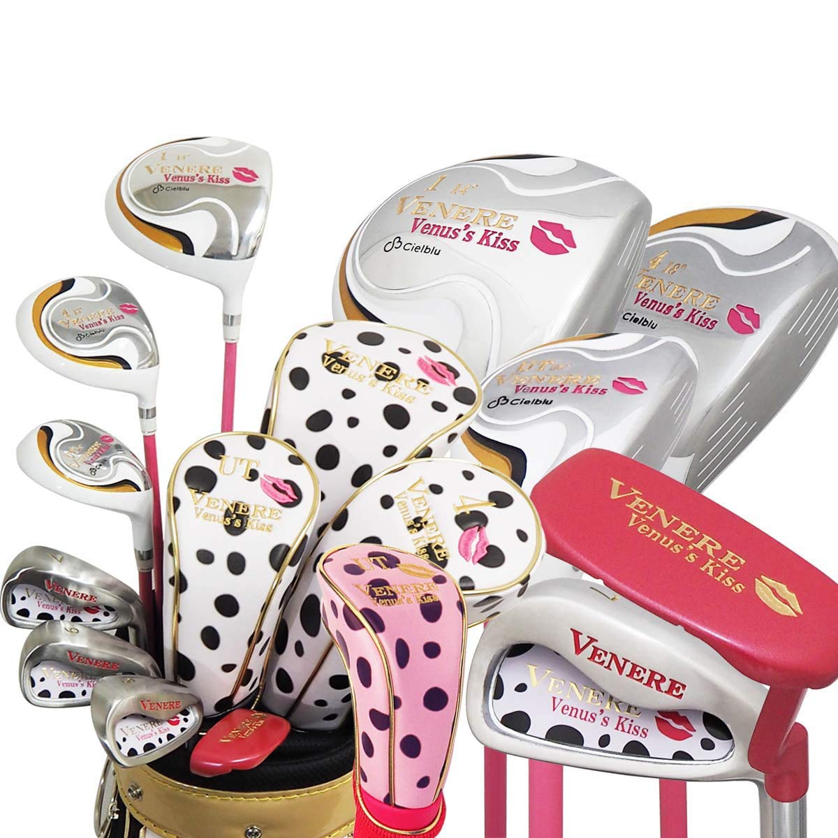 Amazon.co.jp: ヴェネレ×シェルブル レディース クラブセット 7本（1W