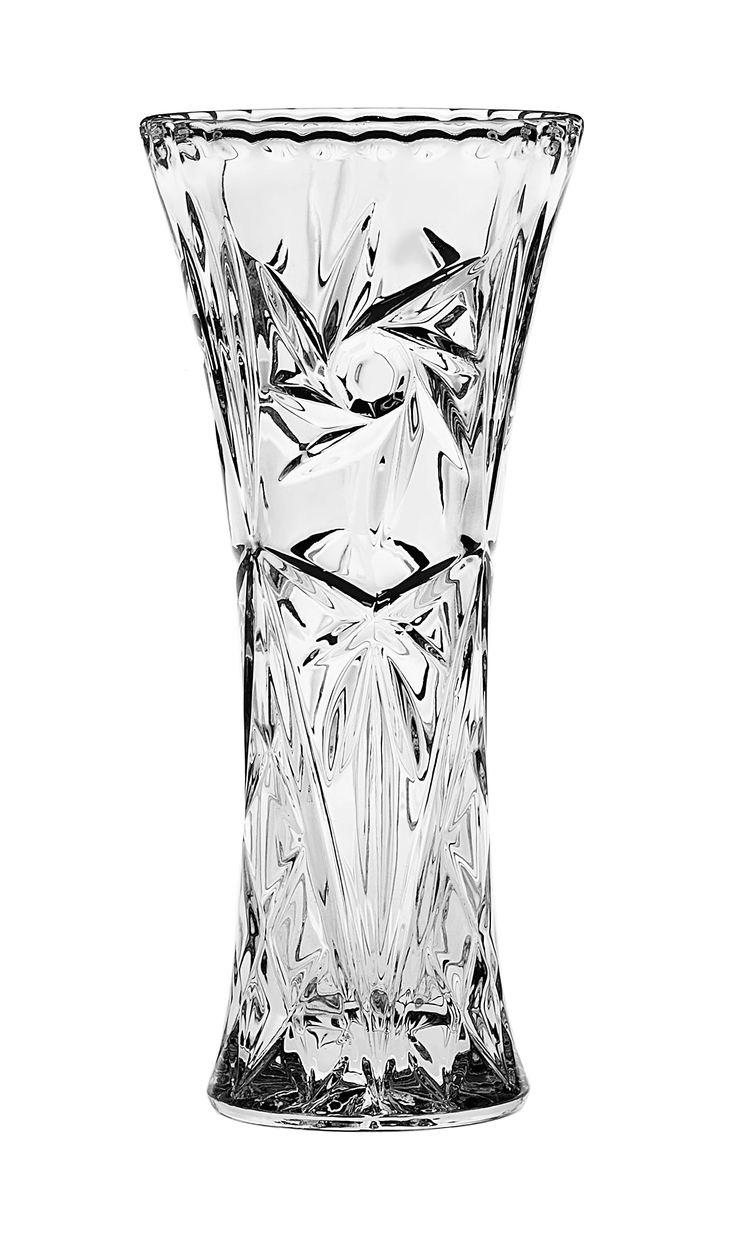 Amazon.co.jp: ボヘミアングラス クリスタル 花瓶 高さ15cm 80210