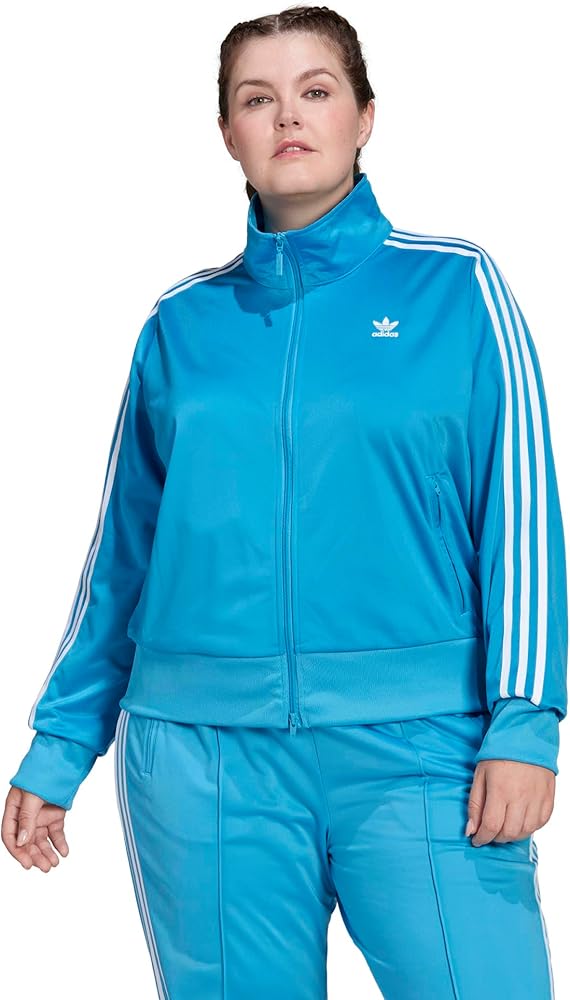 adidas Originals Plus Size Firebird Primeblue Track Top Sky Rush