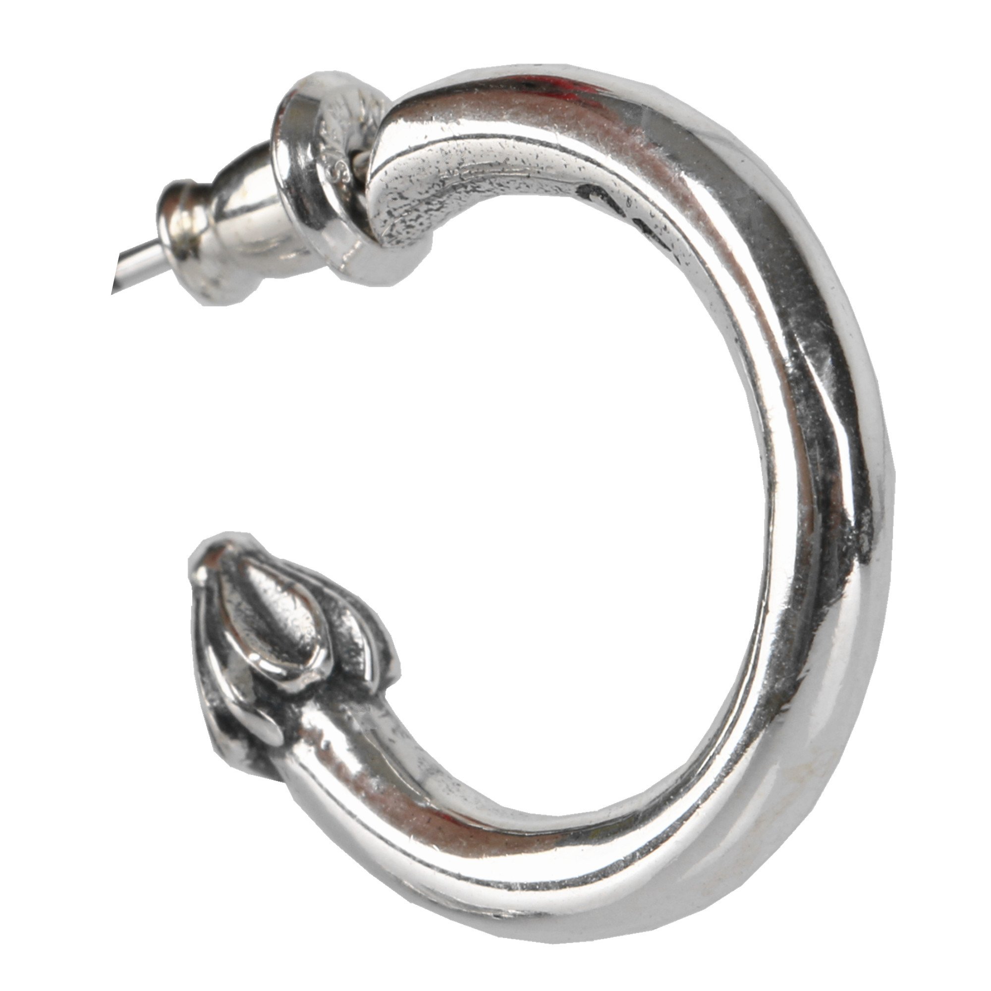 Amazon.co.jp: 「silverKYASYA」シルバー925素材 クロスプレーンフープ