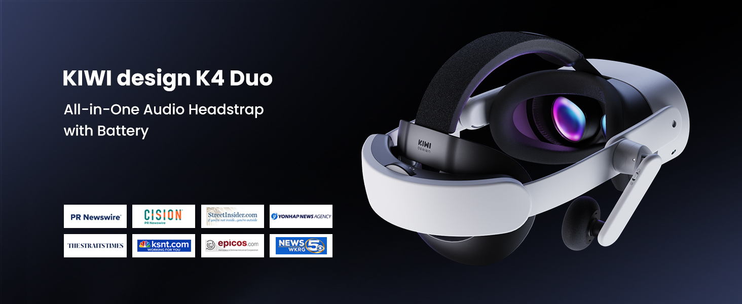 Amazon.com: KIWI design Audio Head Strap with Battery for Meta