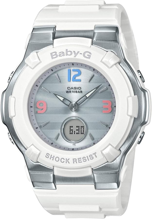 Amazon.co.jp: [カシオ] 腕時計 ベビージー 電波ソーラー レトロ