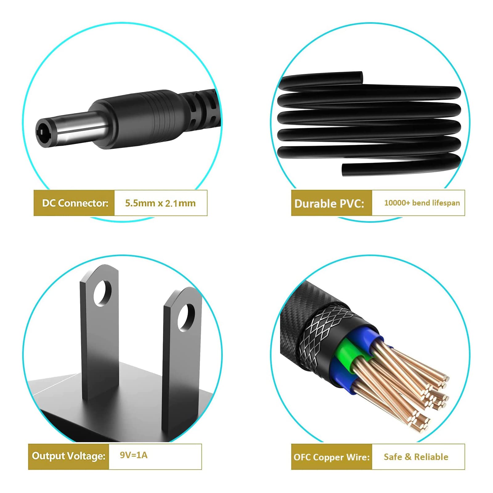 Amazon.com: 9V Power Supply Adapter for Boss Guitar Distortion