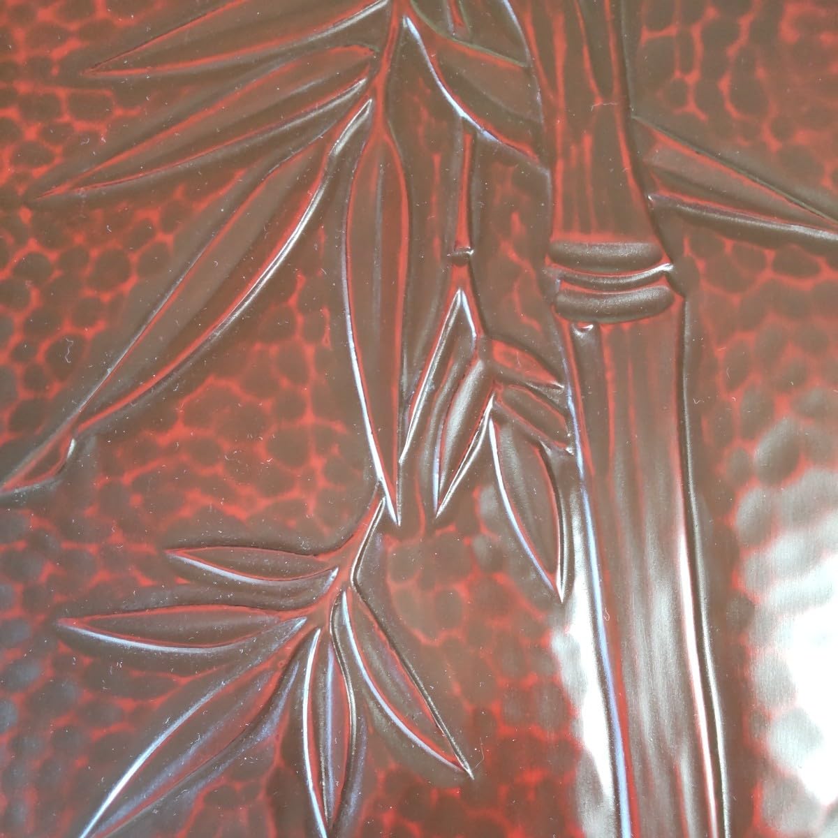 Amazon.co.jp: 鎌倉彫 文箱 硯箱 小物入れ 天然木 漆塗り 中敷き付き