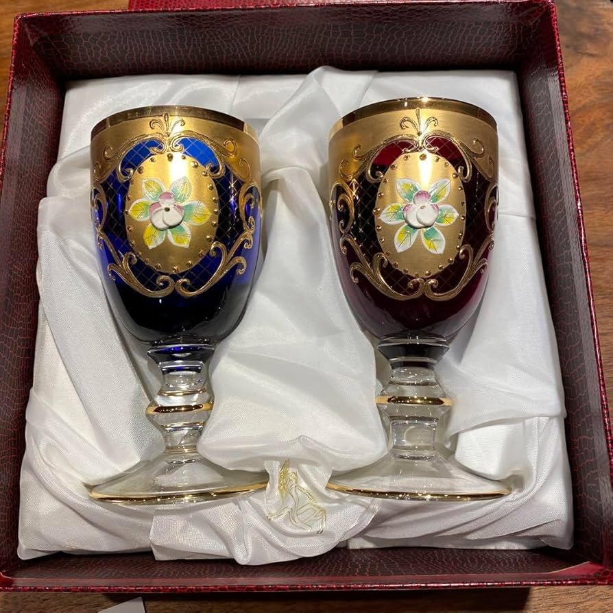 ま*ん様 ベネチアンガラス ペアドール ムラーノガラス ダンス イタリア