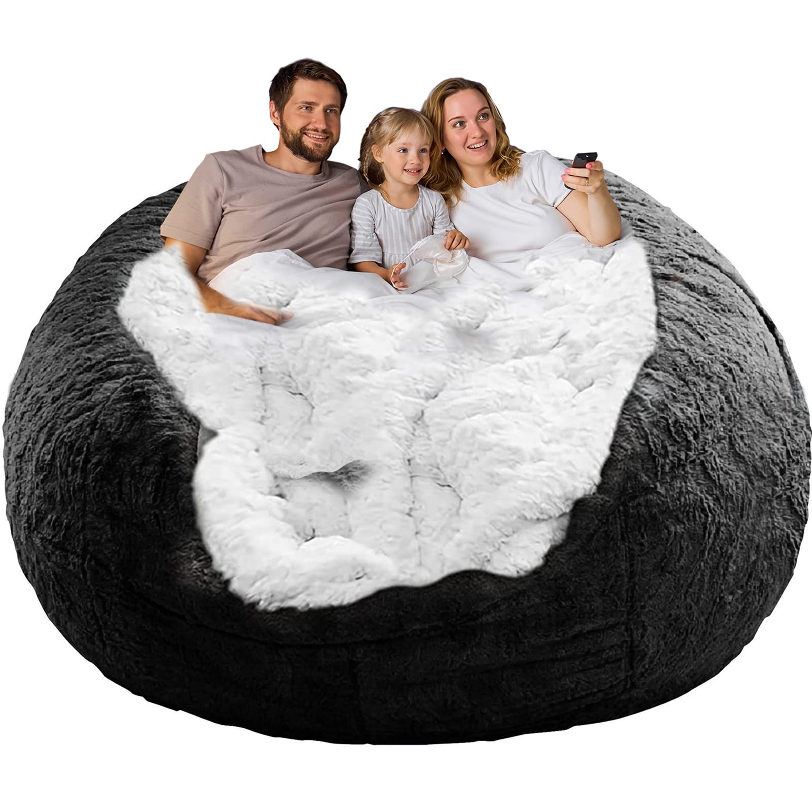 Amazon.com: YudouTech (No Filler Bean Bag Chair Cover Without