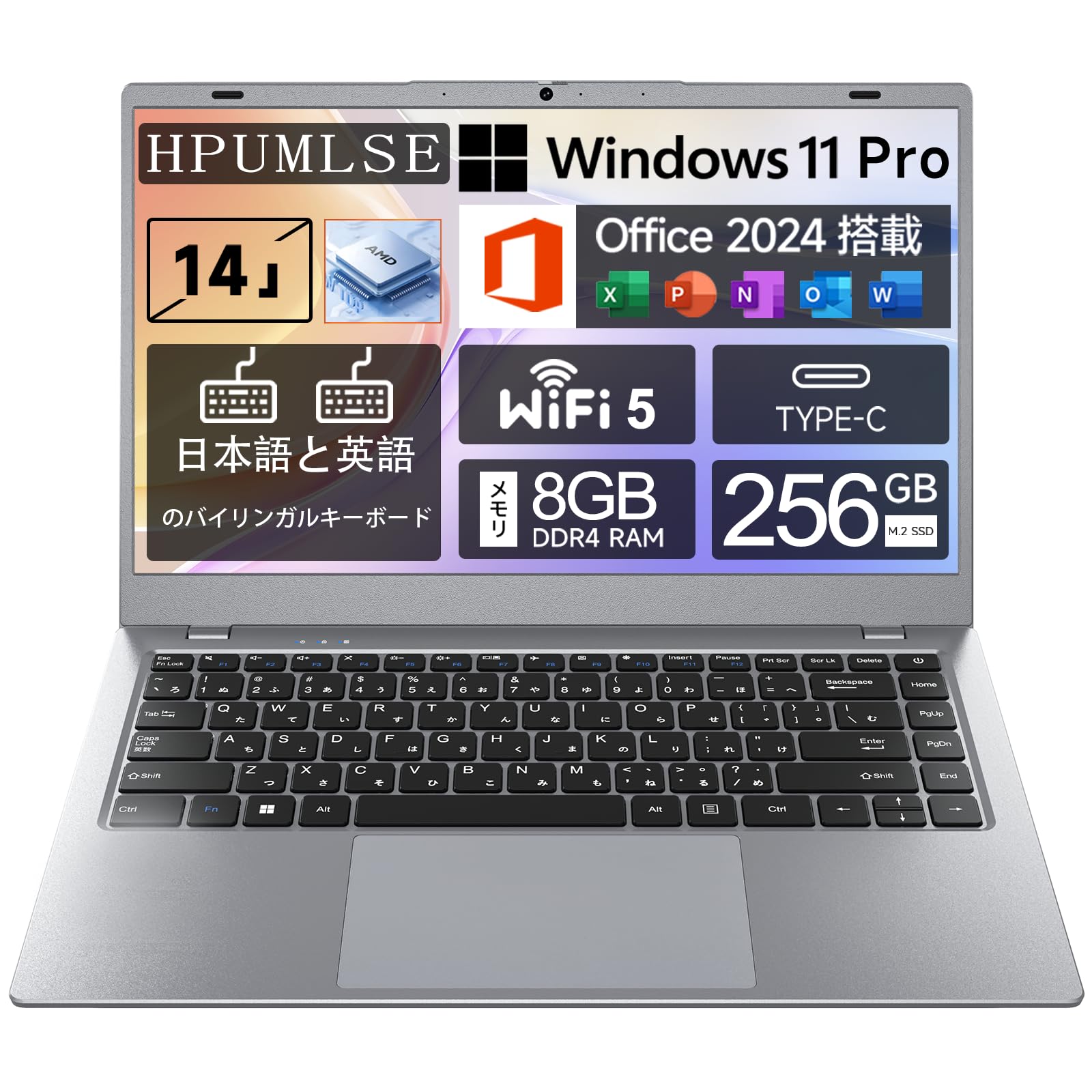 持ち運びに便利☆小型軽量ノートPC♪第11世代☆メモリ16GB♪office付き