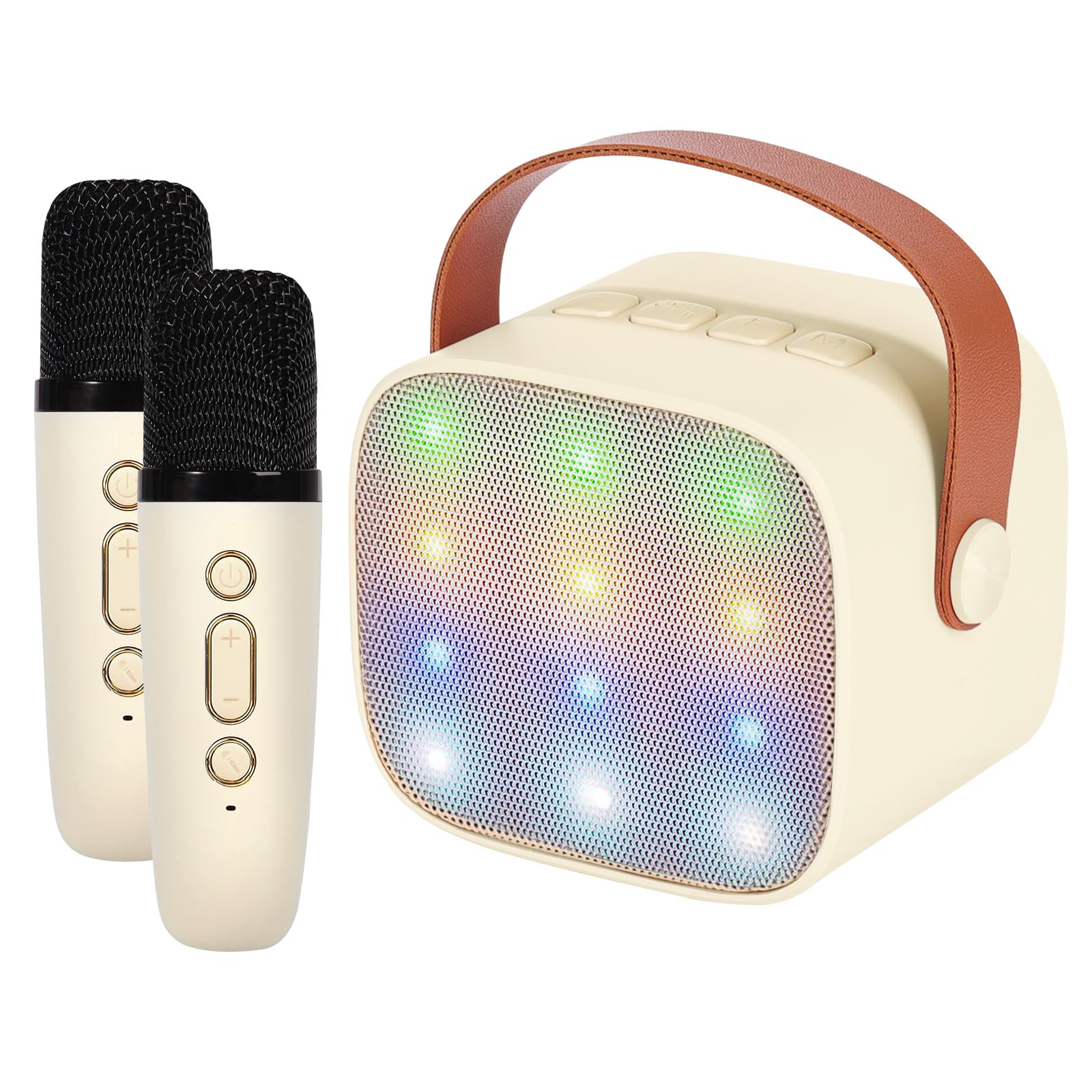 Amazon.co.jp: ELEOPTION カラオケマイク Bluetoothマイク2本