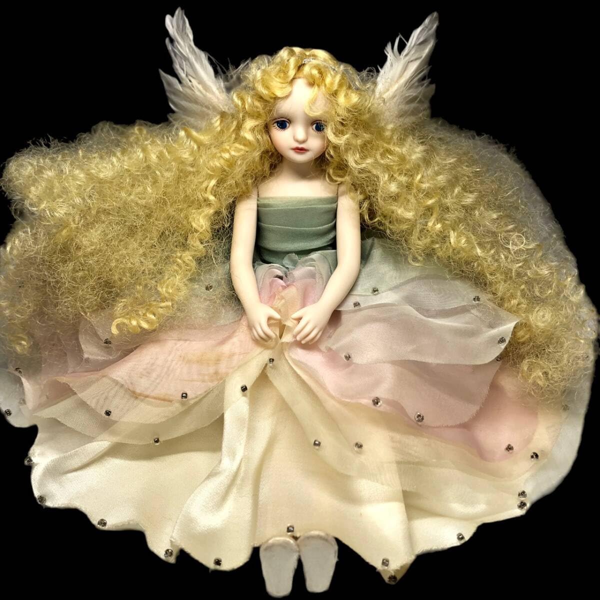 Amazon.co.jp: 若月まり子 虹の妖精人形 エルフィンフローリー ビスク