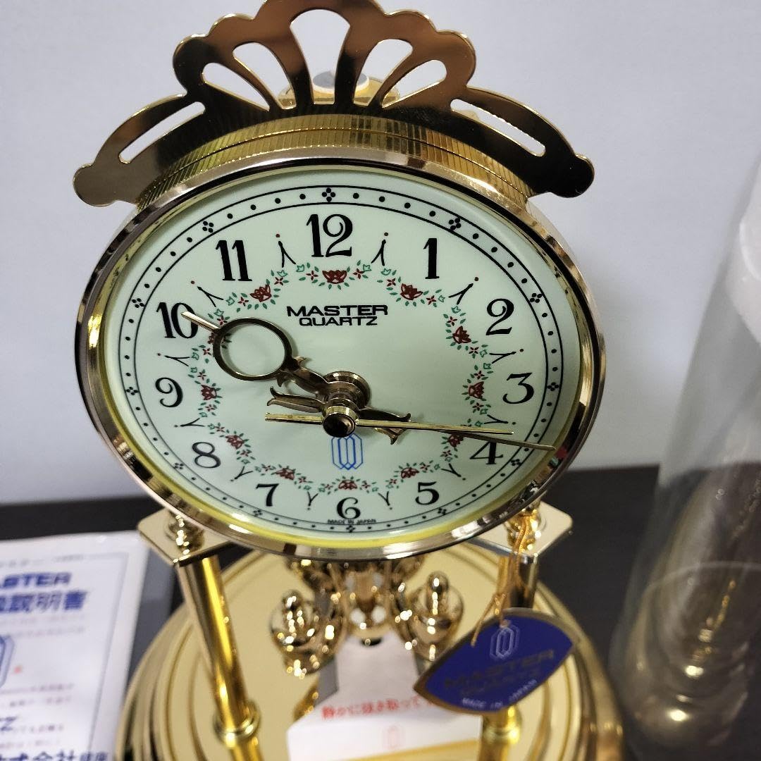 K*u様 日進時計 MASTER QUARTZ マスター クォーツ 置き時計 動 K*u様
