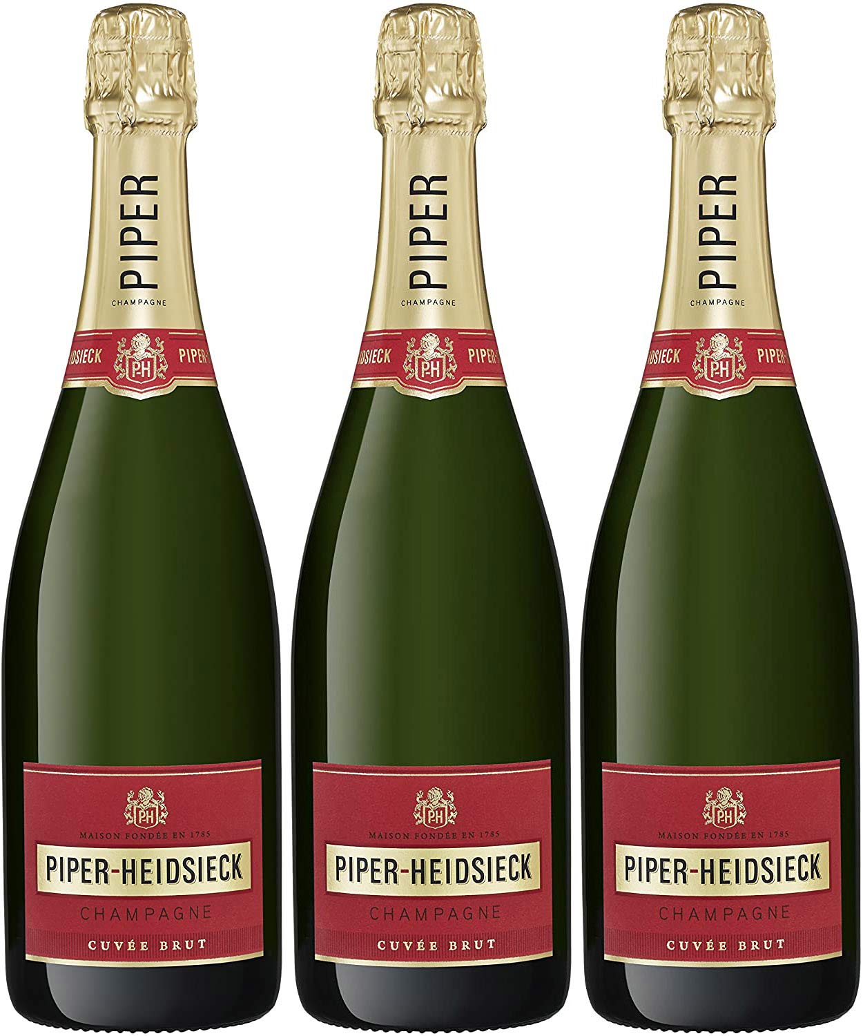 Amazon.co.jp: 【3本セット】シャンパーニュ パイパー・エドシック