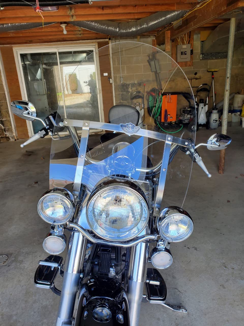 Amazon | Sled Shields 20インチ クリア交換用フロントガラス ハーレー