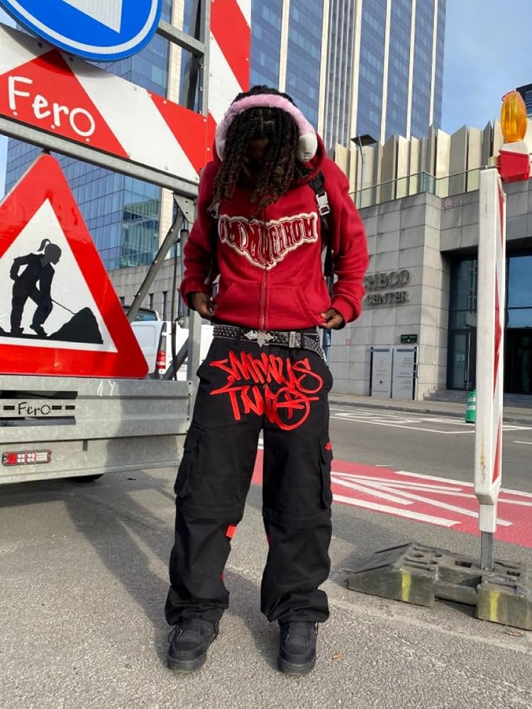 Amazon.com: Tcpbgcd Unisex Minus Two Cargo Pants High Waist Baggy