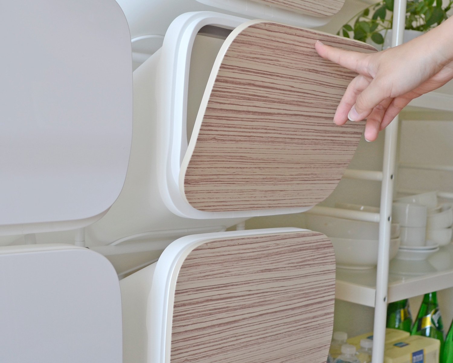 Amazon｜リス 分別 ゴミ箱 RISU スタンドダストボックス 5段