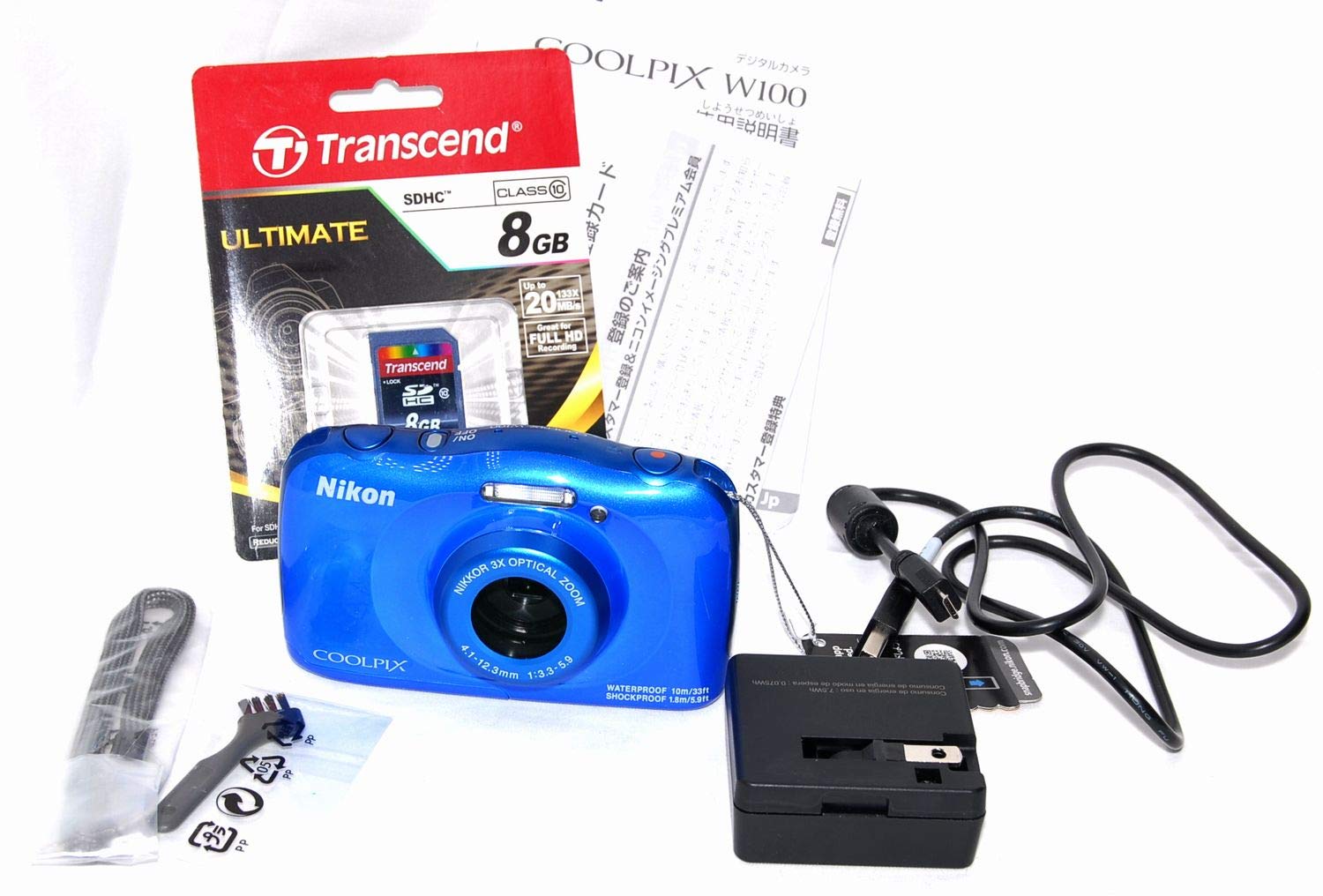 Amazon | Nikon デジタルカメラ COOLPIX W100 防水 W100BL