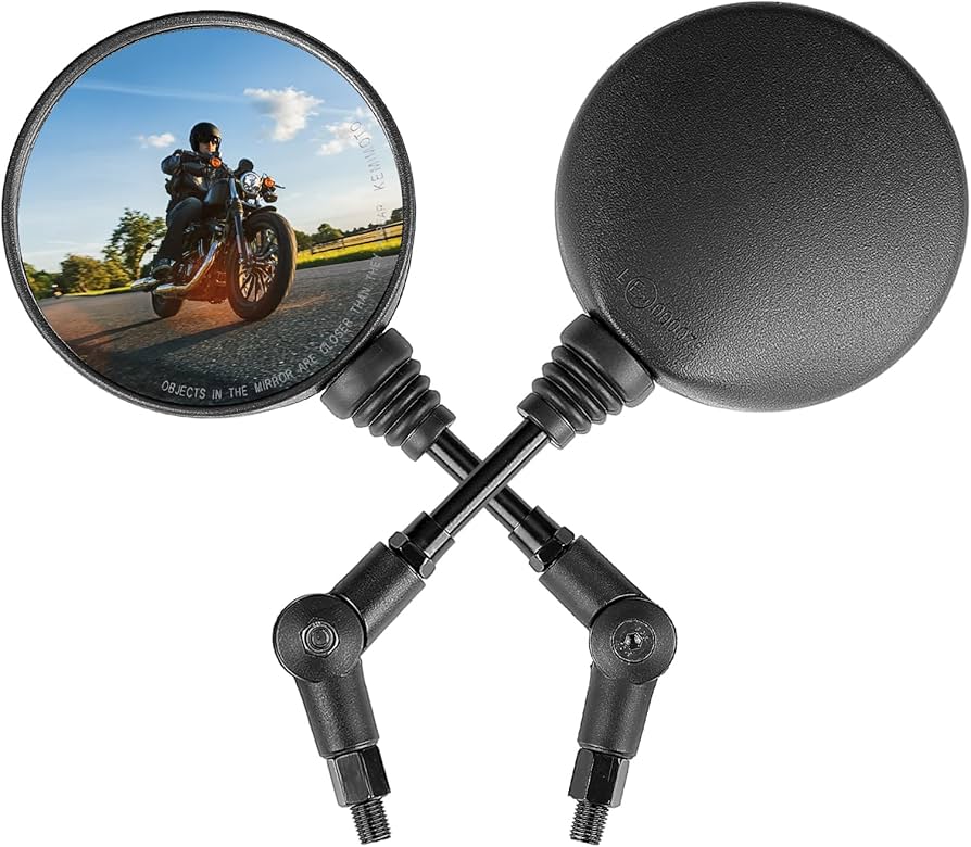 Amazon | KEMIMOTO バイクミラー 可倒式ミラー オフロードミラー