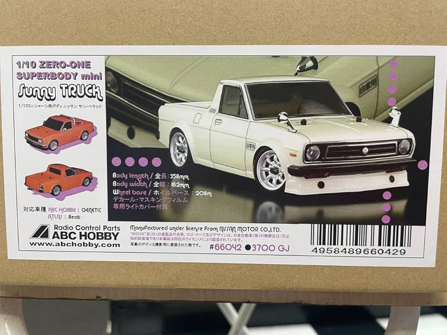 Amazon | ABCホビー 1/10 サニートラック ボディセット | ラジコン