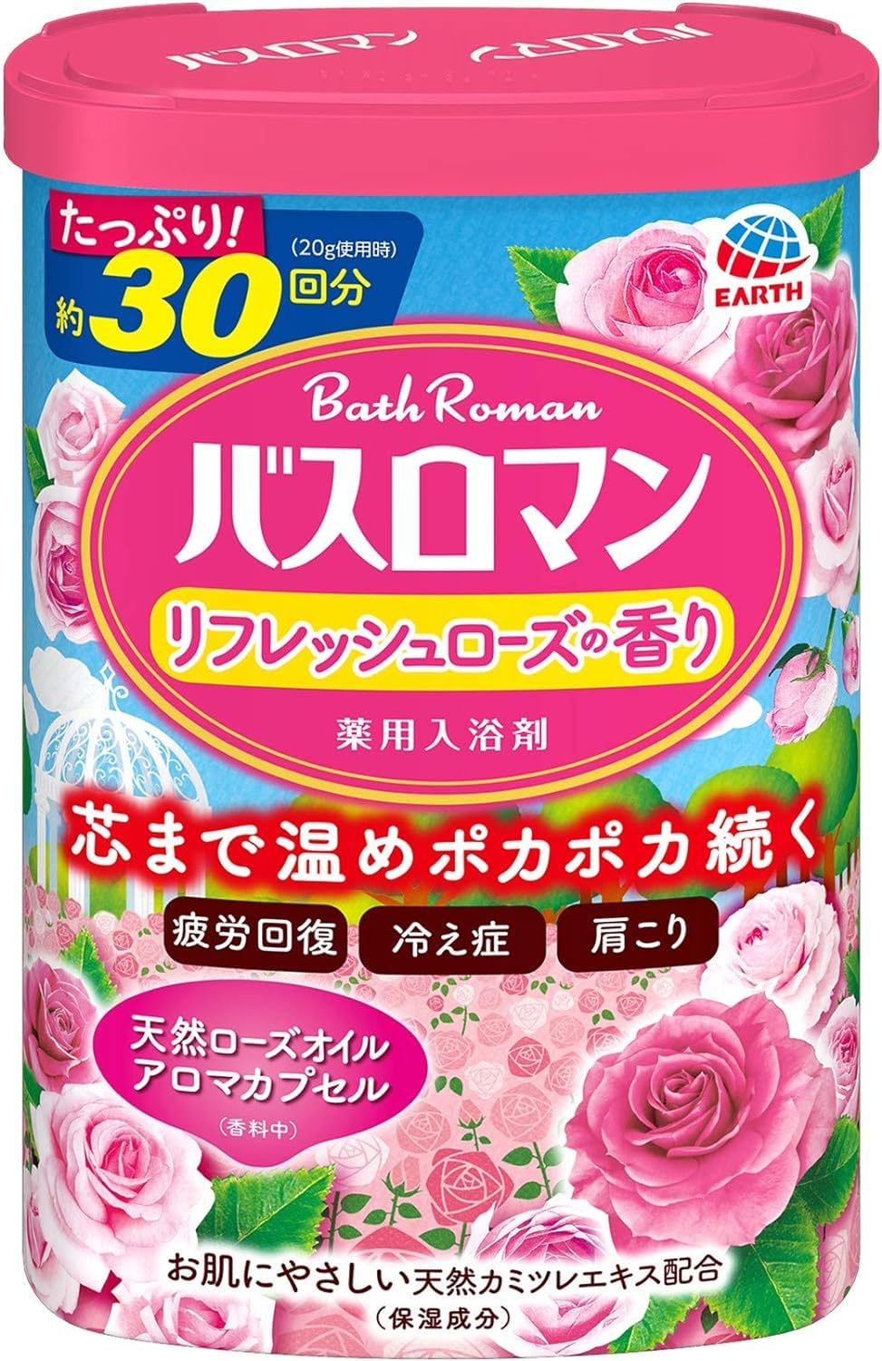 Amazon | 【医薬部外品】バスロマン 入浴剤 リフレッシュローズの香り