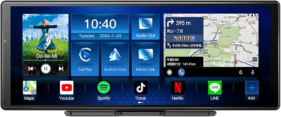 Amazon.co.jp: ポータブルディスプレイオーディオ 11.3 インチ YouTube