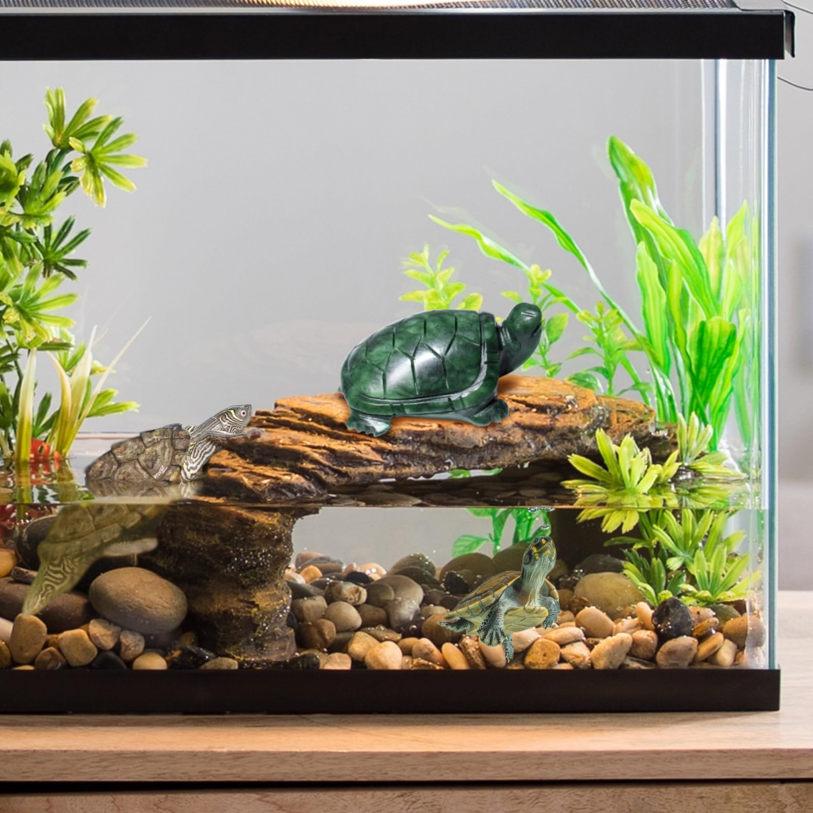 Amazon.co.jp: 翡翠亀像 天然翡翠宝石 かわいい動物の彫刻 長寿と幸運