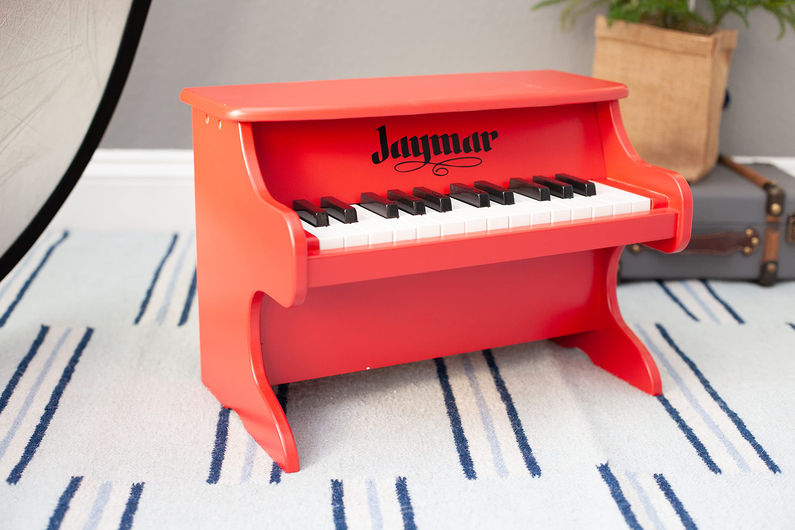 Amazon.co.jp: Jaymar 25キーテーブルトップピアノ - レッドミニ