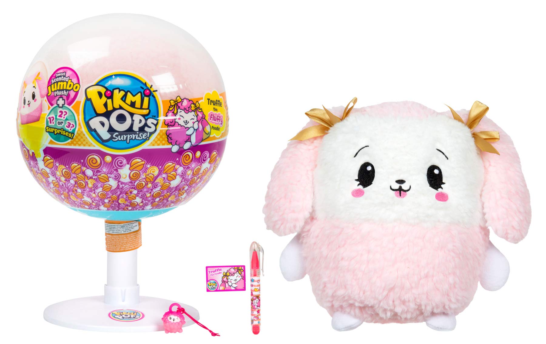 Amazon.com: Pikmi Pops S3 Large Plush Poodle Children's Toy : Toys