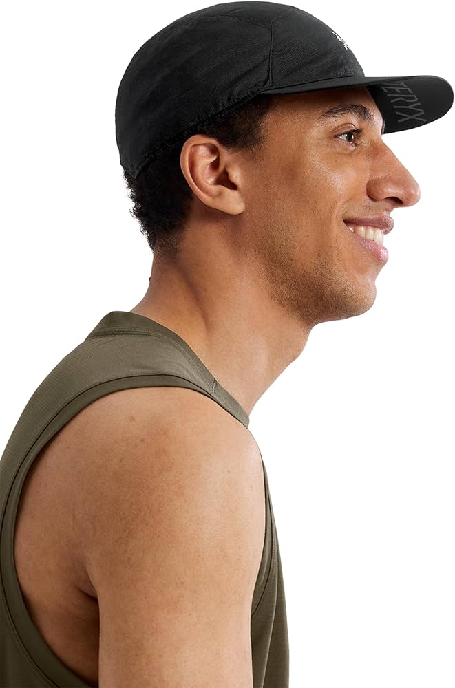 Amazon.com: Arc'teryx Aerios 5 Panel Cap | Black/Arctic Silk