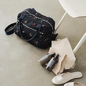 Amazon | [ラシット] キャリーバッグに乗せられるトラベルボストン