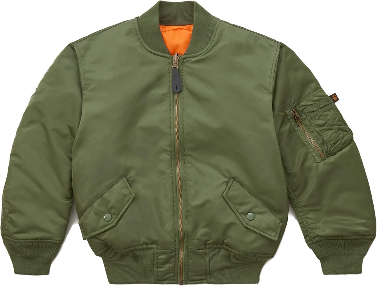 Amazon | Alpha Industries ボーイズ MA-1 フライトジャケット US