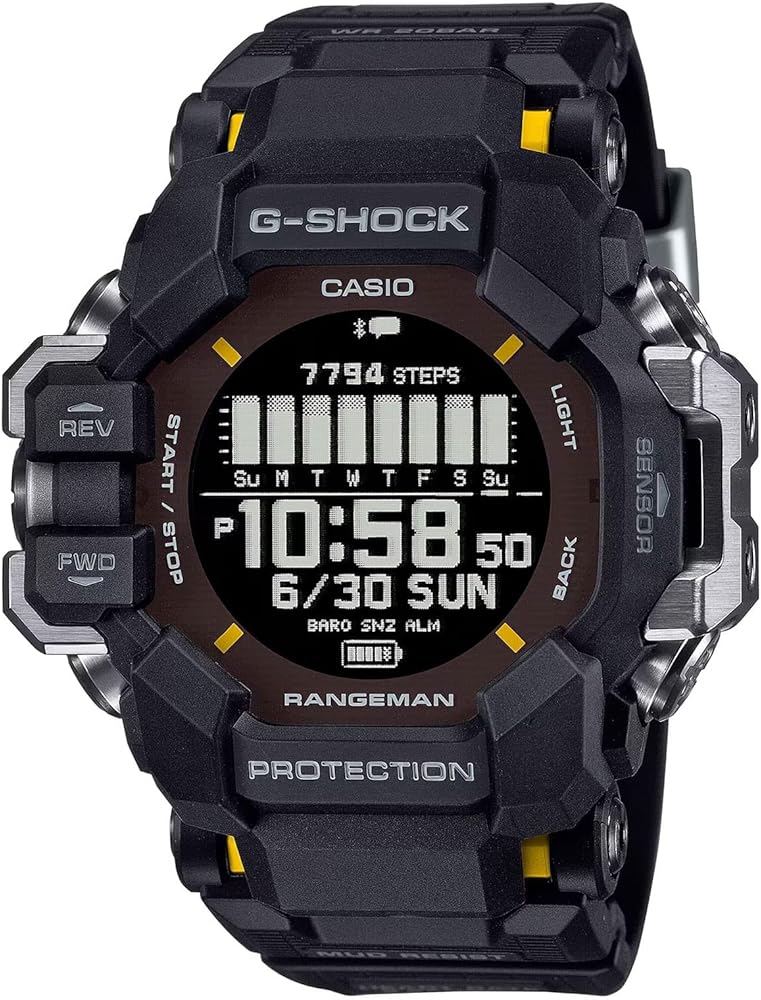 Amazon.com: G-Shock Casio Master of G Land Rangeman Black Resin