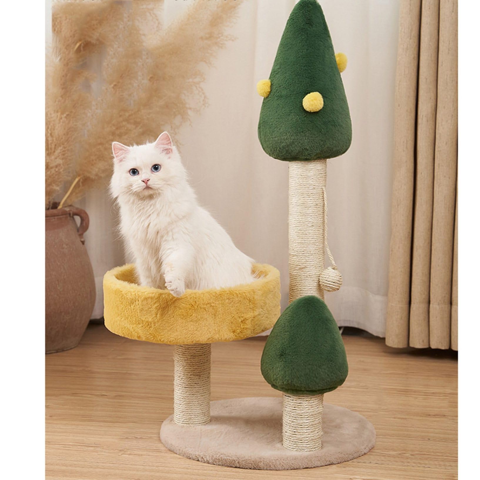 Amazon.co.jp: キャットタワー つめとぎ 心型 かわいい ベッド ミニ 猫