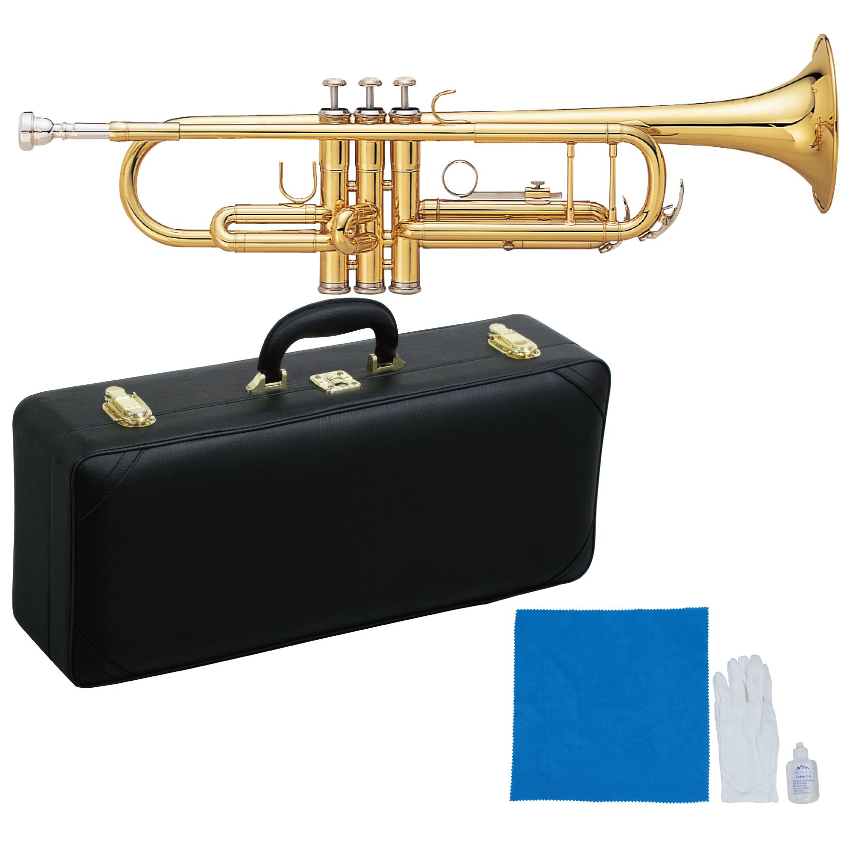 Amazon.co.jp: MAXTONE トランペット B♭管 ゴールドラッカー 仕上げ