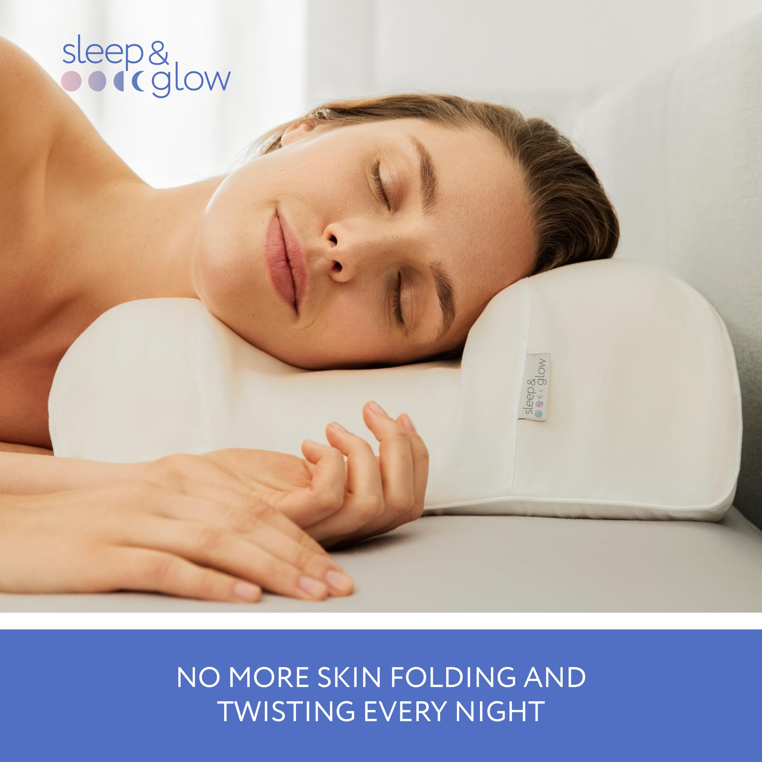 Amazon｜SLEEP & GLOW オムニア 枕 Omnia アンチエイジング枕 美容枕