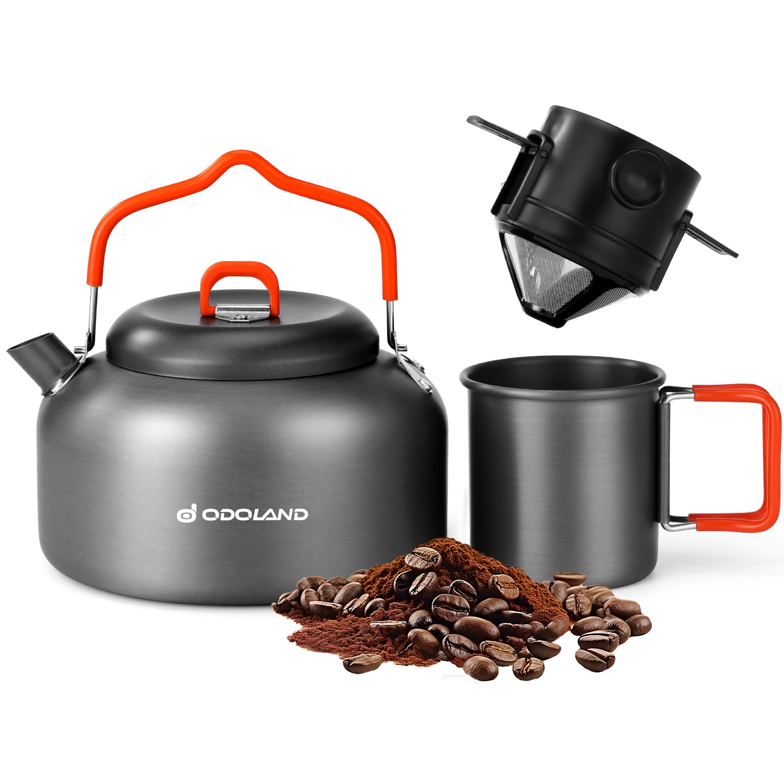 Amazon.com: Odoland Camping Coffee Pot Camping Coffee Makers, 1.2L