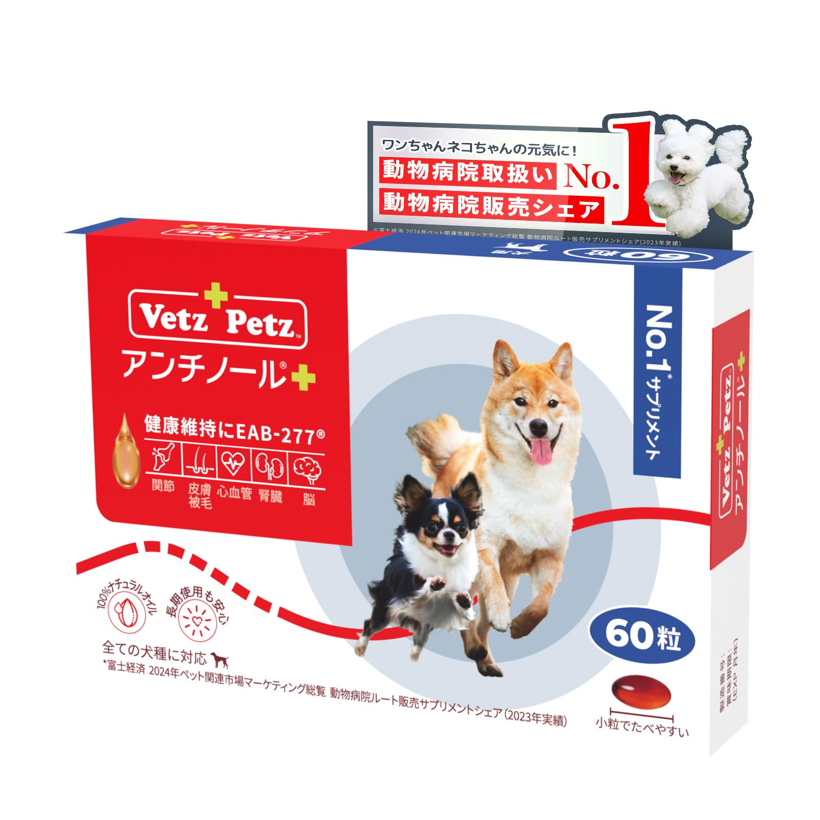 Amazon.co.jp: 【動物病院推奨】【公式】アンチノール プラス 犬