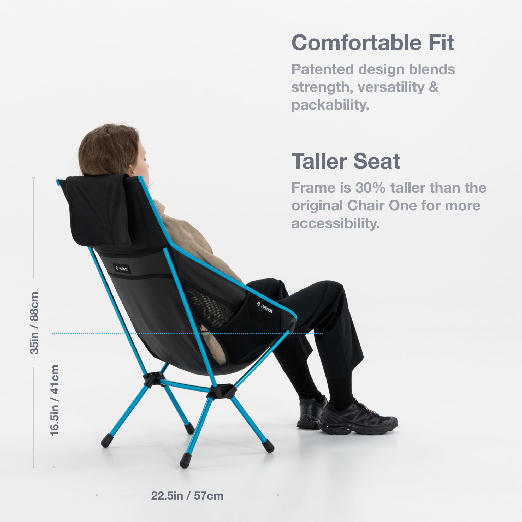 Amazon.com: Helinox Chair One Highback (re) High-Performance