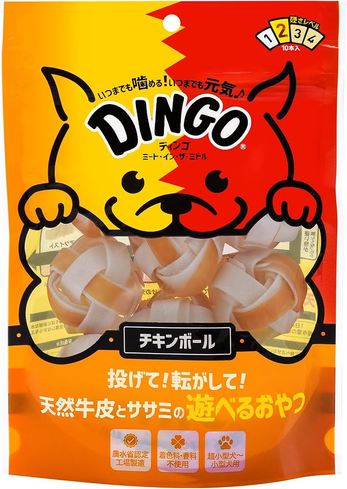 Amazon | ディンゴ (Dingo) 犬 おやつ ミート・イン・ザ・ミドル