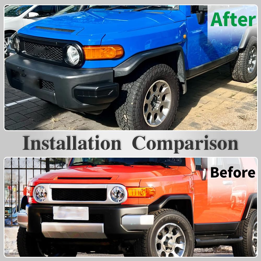 Amazon | Yipmotiv車のフロントバンパーコーナートリム トヨタ FJ