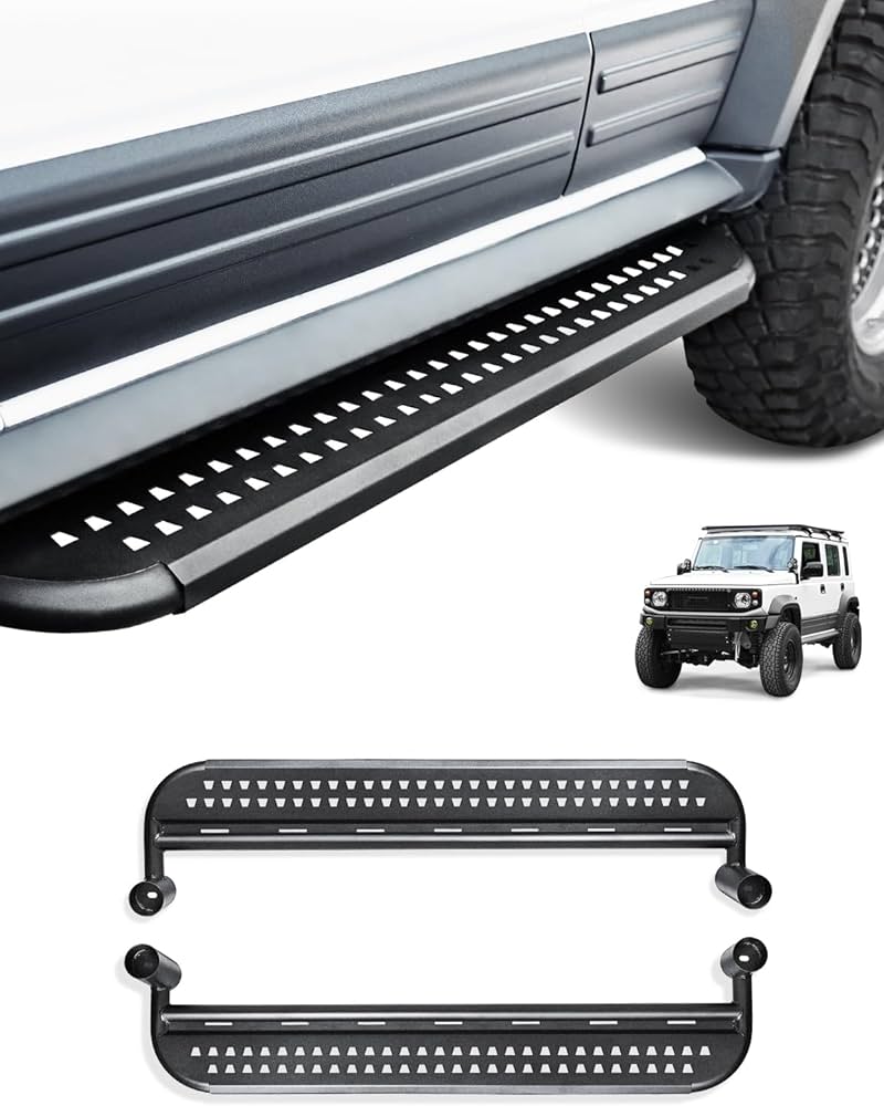 Amazon.co.jp: AMWMORV 新型ジムニーノマド jc74w サイドバー 踏み台