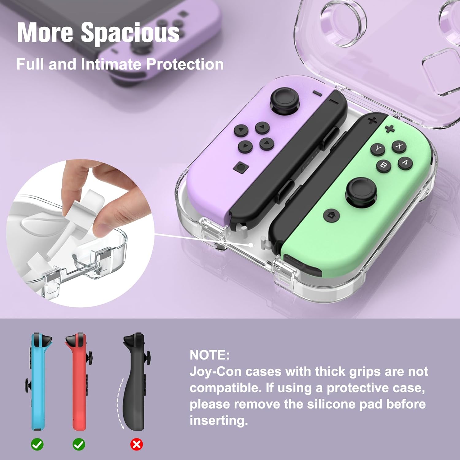 Protective Box for Nintendo Switch Joy-Con Storage Case PC