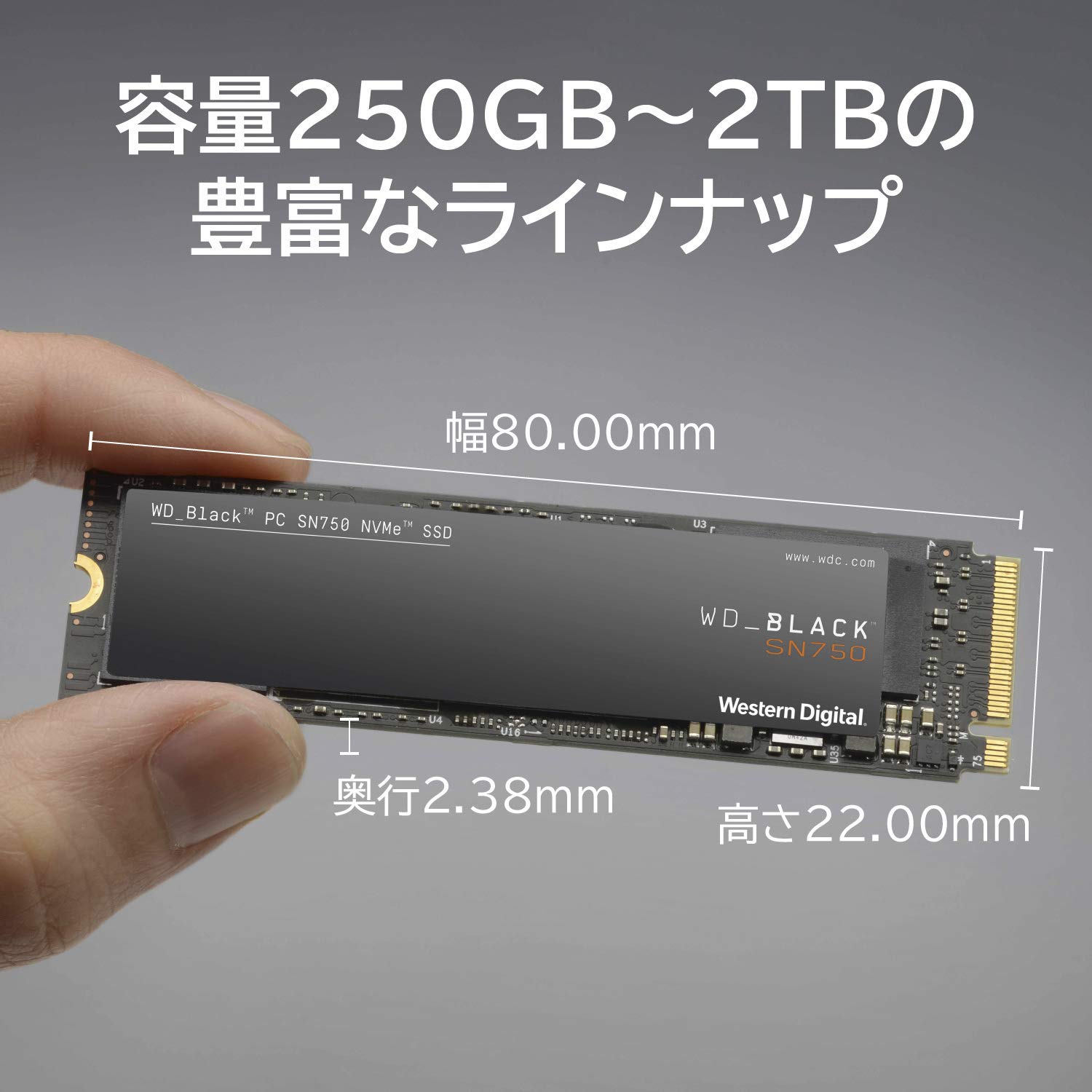 Amazon | Western Digital ウエスタンデジタル 内蔵SSD 500GB WD Black