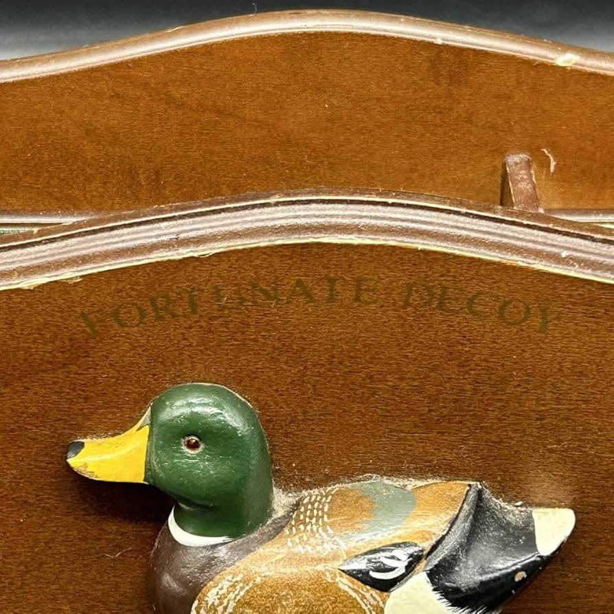 Amazon.co.jp: 鴨 木製 FORTUNATE DECOY ROSIER カルガモ フォーチュ