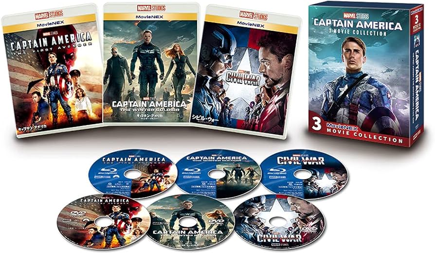 Amazon.co.jp: キャプテン・アメリカ MovieNEX 3ムービー