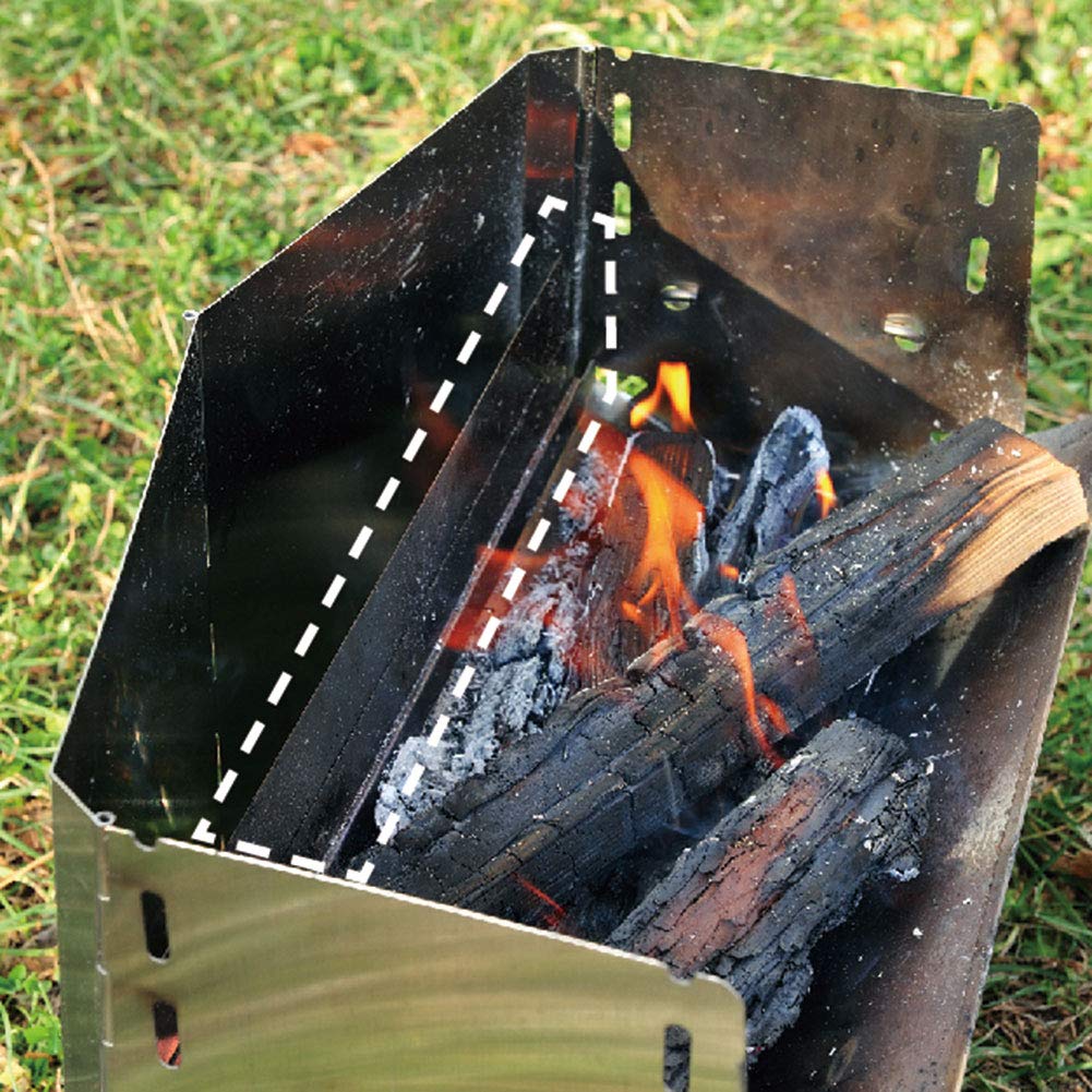 Amazon.co.jp: [ユニフレーム] キャンプ 薪グリル ロストルウォール